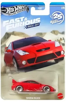 Hot Wheels Silver Series Fast & Furious Race Off Toyota Celica - Hnr88-jkx15 Hot Wheels Silver Series Fast & Furious Race Off Toyota Celica - Hnr88-jkx15