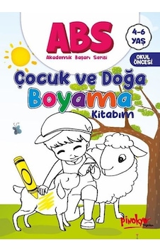 ABS Çocuk ve Doğa Boyama Kitabım 4 - 6 Yaş - Buçe Dayı - Pinokyo