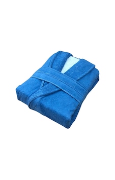 Royam Outlet İhracat Fazlası %100 Pamuklu Unisex Bornoz Mavi Royam Outlet İhracat Fazlası %100 Pamuklu Unisex Bornoz Mavi
