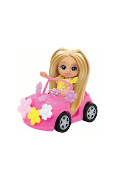Sunman Oyuncak Bebek Ve Mini Arabası - Fusya Standart Sunman Oyuncak Bebek Ve Mini Arabası - Fusya Standart