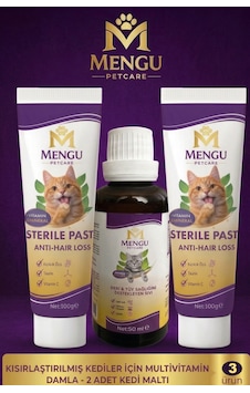 Kediler İçin B Complex Damla 50ml 1 Adet - Taurinli Kedi Maltı 100gr 2 Adet - Set Kediler İçin B Complex Damla 50ml 1 Adet - Taurinli Kedi Maltı 100gr 2 Adet - Set