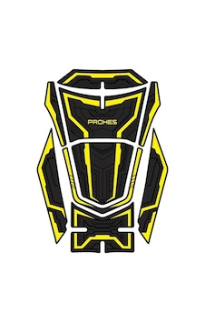 Ph-701 Pcx 2021-2024 Kauçuk Tankpad Takımı Sarı Ph-701 Pcx 2021-2024 Kauçuk Tankpad Takımı Sarı