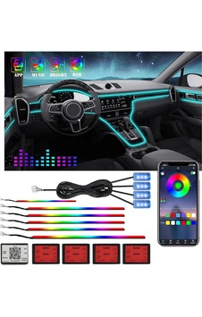 Araç Ambians Ortam Led Kontrollü Bluetooth Androıd Ios Newfron