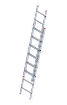 Vizyon1 Vizyon 2x2,5 5mt Sürgülü Ptt Merdiven 2x8 Basamak