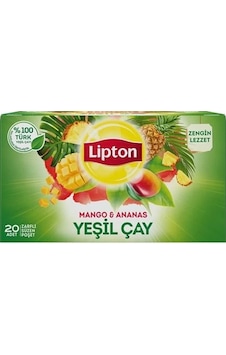 Lipton Yeşil Çay Mango & Ananas 20'li Süzen Poşet Lipton Yeşil Çay Mango & Ananas 20'li Süzen Poşet