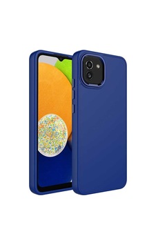 Galaxy A03 Kılıf Metal Çerçeve Ve Buton Tasarımlı Silikon Zore Luna Kapak Lacivert Galaxy A03 Kılıf Metal Çerçeve Ve Buton Tasarımlı Silikon Zore Luna Kapak Lacivert