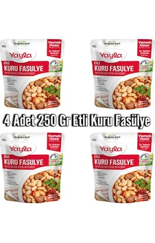 Yayla Etli Kuru Fasülye Aç Isıt Ye Hazır Yemek 4 x 250 G Yayla Etli Kuru Fasülye Aç Isıt Ye Hazır Yemek 4 x 250 G