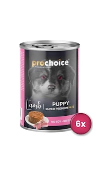 Prochoice Kuzulu Yavru Köpek Konservesi 400 Gr X 6 Adet Prochoice Kuzulu Yavru Köpek Konservesi 400 Gr X 6 Adet