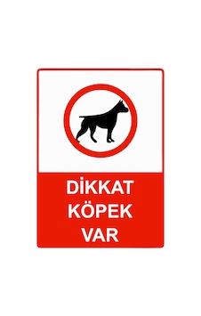 Dikkat Köpek Var İsg Uyarı Levhası Pvc A5 15x21 Cm Dikkat Köpek Var İsg Uyarı Levhası Pvc A5 15x21 Cm