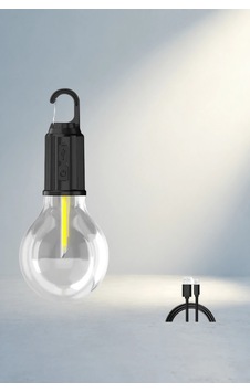 Taşınabilir Led'li Şarjlı Asma Kancalı Kamp Lambası 3 Mod Taşınabilir Led'li Şarjlı Asma Kancalı Kamp Lambası 3 Mod
