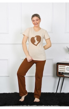 2k Moda Çizgi Kısa Kol Penye Pijama Takımı 4209 001 2k Moda Çizgi Kısa Kol Penye Pijama Takımı 4209 001