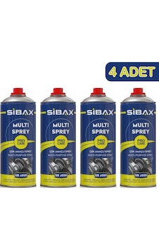 Sibax Çok Amaçlı Bakım Spreyi Sb4000 4 Adet 200 ML
