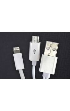 2 Uçlu Lightning-micro Usb Kablo 1m 2 Uçlu Lightning-micro Usb Kablo 1m