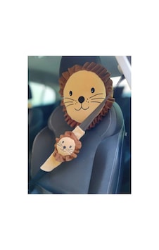 Şampiyon Aslan Araba Boyun Yastığı Ve Emniyet Kemeri Aksesuarı Peluş Kılıf Seti 1 Yastık Ve 1 Kılıf Çok Renkli Şampiyon Aslan Araba Boyun Yastığı Ve Emniyet Kemeri Aksesuarı Peluş Kılıf Seti 1 Yastık Ve 1 Kılıf Çok Renkli