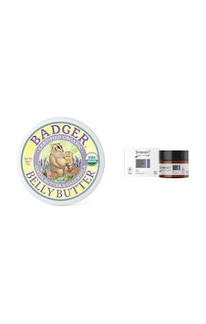 Badger Belly Butter Karın Bölgesi Nemlendirici Krem 56g ve Sirenol Organik Göğüs Ucu Krem
