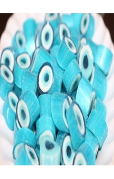 Nazar Boncuğu Desenli Lolly Akide Şekeri 1000 Gr