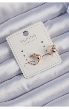 Xuping Rose Renk Zirkon Taşlı Bombeli Topçuk Earcuff Küpe - Ebj240913w28069 Diğer Xuping Rose Renk Zirkon Taşlı Bombeli Topçuk Earcuff Küpe - Ebj240913w28069 Diğer