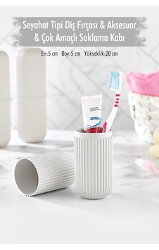 Beyaz Seyahat Tipi Fırçası & Aksesuar Kutusu & Çok Amaçlı Saklama Kabı Açık Yeşil - Altın Beyaz Seyahat Tipi Fırçası & Aksesuar Kutusu & Çok Amaçlı Saklama Kabı Açık Yeşil - Altın