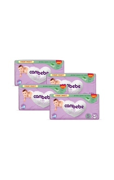 Canbebe Bebek Bezi Fırsat Paketi 5 Beden Junior 40 lı x 4 Adet 4'lü