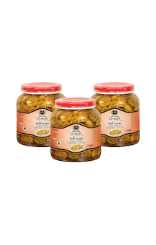 Zeykur Zeytinleri İri Izgara Yeşil Zeytin 3 x 900 G Zeykur Zeytinleri İri Izgara Yeşil Zeytin 3 x 900 G