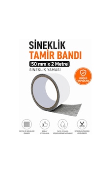 1 Adet Sineklik Yaması Tamir Bandı 50mm X 2mt , Yama Tamir Kiti Yırtık Kopmuş Delik Tül Yapıştırma 1 Adet Sineklik Yaması Tamir Bandı 50mm X 2mt , Yama Tamir Kiti Yırtık Kopmuş Delik Tül Yapıştırma