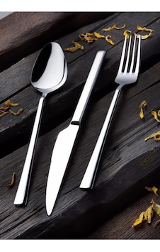 Bahar 72 Parça Kaşık Çatal Bıçak Takımı 12 Kişilik Set Gri Bahar 72 Parça Kaşık Çatal Bıçak Takımı 12 Kişilik Set Gri
