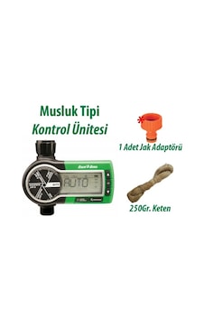 Rain Bird 1zehtmr Musluk Tipi Kontrol Ünitesi 1 İstasyonlu, Teflon Ve Adaptör Seti Rain Bird 1zehtmr Musluk Tipi Kontrol Ünitesi 1 İstasyonlu, Teflon Ve Adaptör Seti