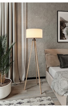Lambader Kumaş Bej Kahve Ayak Tripod Ly519