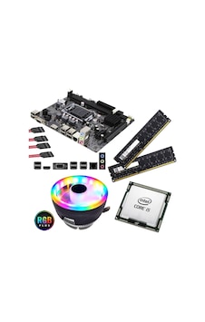 J-Tech İ5-3470 İşlemci + Turbox H61C 1155Pin Anakart + 16 GB Ram + Rainbow CPU Fan Bundle Set J-Tech İ5-3470 İşlemci + Turbox H61C 1155Pin Anakart + 16 GB Ram + Rainbow CPU Fan Bundle Set