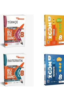 Günay Yayınları Güncel 8. Sınıf Türkçe Ve Matematik Bumerang Konu Anlatımlı Ve Zoom Soru Bankası Günay Yayınları Güncel 8. Sınıf Türkçe Ve Matematik Bumerang Konu Anlatımlı Ve Zoom Soru Bankası