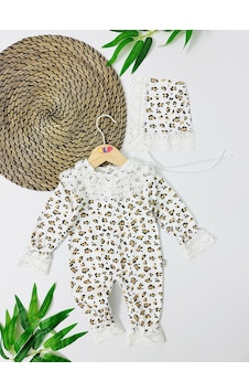 Alpbebe Laos Fisto Detaylı Leopar Desen Arkadan Çıtçıtlı Mevsimlik Tulum Set - Beyaz Beyaz Alpbebe Laos Fisto Detaylı Leopar Desen Arkadan Çıtçıtlı Mevsimlik Tulum Set - Beyaz Beyaz