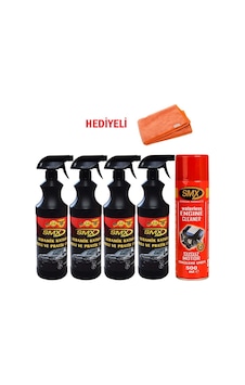 Smx Seramik Katkılı Cila 4 Adet / Susuz Motor Temizleme Spreyi Smx Seramik Katkılı Cila 4 Adet / Susuz Motor Temizleme Spreyi