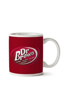 Doc Brown Dr Pepper Back To The Future İki Tarafı Baskılı Kupa Bardak Doc Brown Dr Pepper Back To The Future İki Tarafı Baskılı Kupa Bardak
