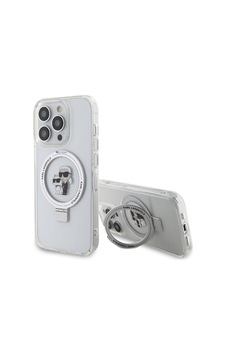 Apple Uyumlu iPhone 15 Pro Max Kılıf Karl Lagerfeld Lisans Magsafe Özellik K&c İkonik Ring Standlı Beyaz Apple Uyumlu iPhone 15 Pro Max Kılıf Karl Lagerfeld Lisans Magsafe Özellik K&c İkonik Ring Standlı Beyaz