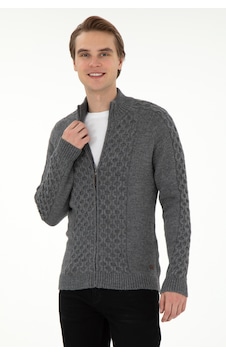 U.s. Polo Assn. Erkek Gri Melanj Hırka Triko 50294136-vr086 Gri Melanj U.s. Polo Assn. Erkek Gri Melanj Hırka Triko 50294136-vr086 Gri Melanj