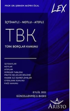Lex Türk Borçlar Kanunu Tbk N11.2732 Lex Türk Borçlar Kanunu Tbk N11.2732