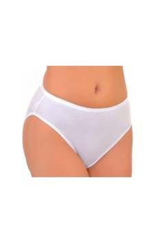 6 Adet İmer Kadın Modal Düz Bikini Külot 124 Beyaz 6 Adet İmer Kadın Modal Düz Bikini Külot 124 Beyaz