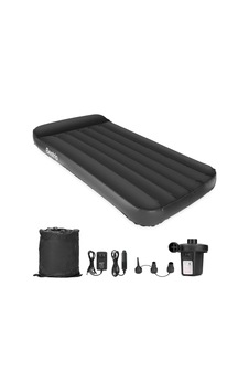 Elektrikli Pompalı Şişme Yatak Tek Kişilik 190x99x25 Cm, Kamp Ve Misafir Için Uygun