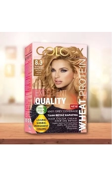 Colorx Saç Boyası Tekli Set - 8.3 BAL KÖPÜĞÜ Colorx Saç Boyası Tekli Set - 8.3 BAL KÖPÜĞÜ