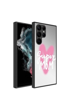 Galaxy S23 Ultra Kılıf Aynalı Desenli Kamera Korumalı Parlak Zore Mirror Kapak Süper Anne Galaxy S23 Ultra Kılıf Aynalı Desenli Kamera Korumalı Parlak Zore Mirror Kapak Süper Anne