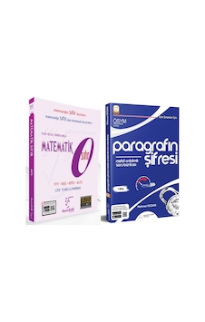 Karekök Matematik 0 Ve Paragrafın Şifresi Metot Anlatımlı Soru Bankası 2 Kitap Set