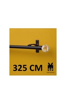 Siyah Alüminyum Tek Kanallı Rustik - Dekoratif Rustik - Elmas Başlık Siyahelmas325cm - 874765231 Siyahelmas325cm