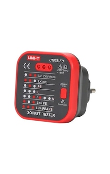 Unı-T Ut07B-Eu Priz Ve Rcd Test Cihazı Unı-T Ut07B-Eu Priz Ve Rcd Test Cihazı