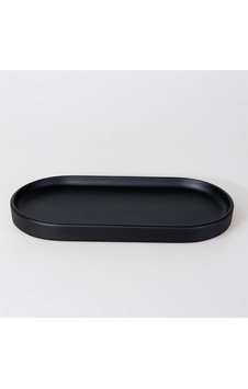 Victoria Oval Tepsi Küçük Siyah Victoria Oval Tepsi Küçük Siyah