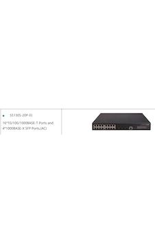 H3c S5130s-20p-eı L2 Ethernet Switch With 16 10/100/1000base-t Ports And 4 1000base-x Sfp Ports, Ac H3c S5130s-20p-eı L2 Ethernet Switch With 16 10/100/1000base-t Ports And 4 1000base-x Sfp Ports, Ac