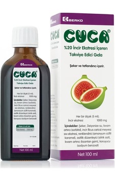 Berko Cuca İncir Eki Şurup 100 ML Berko Cuca İncir Eki Şurup 100 ML