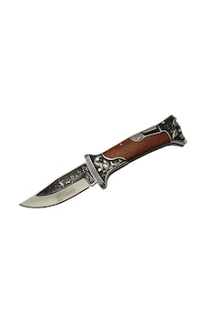 A3188-2 Geyik Desenli Outdoor Çakı 23 Cm - İşlemeli Ahşap Saplı, Perçinli, Deri Kılıflı Renkli A3188-2 Geyik Desenli Outdoor Çakı 23 Cm - İşlemeli Ahşap Saplı, Perçinli, Deri Kılıflı Renkli