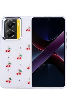 Xiaomi Poco X7 Pro Kılıf Airbag Tasarımlı Simli Şeffaf Zore Kutup Kapak Kiraz Xiaomi Poco X7 Pro Kılıf Airbag Tasarımlı Simli Şeffaf Zore Kutup Kapak Kiraz