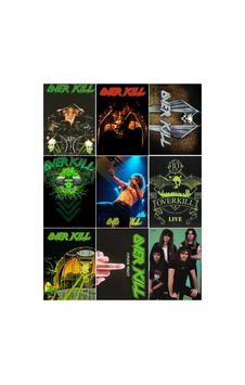 Metal Müzik Grupları - Over Kill Çoklu Sticker Seti Metal Müzik Grupları - Over Kill Çoklu Sticker Seti