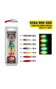 Tubertini Seika 7,5cm Kırmızı 2li Kalamar Zokası No:56 Tubertini Seika 7,5cm Kırmızı 2li Kalamar Zokası No:56